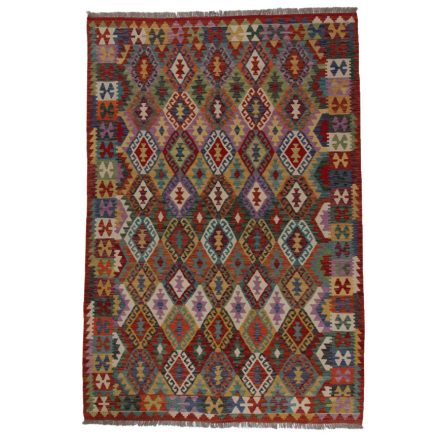 Kelim teppich Chobi 200x289 handgewebter Afghan Kilim