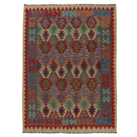 Kelim Afghan Old Style 238x179 handgewebter afghanischer Kelim aus Wolle