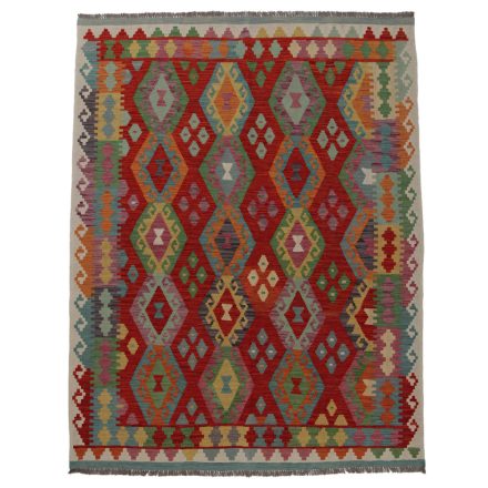 Kelim Afghan Old Style 234x182 handgewebter afghanischer Kelim aus Wolle