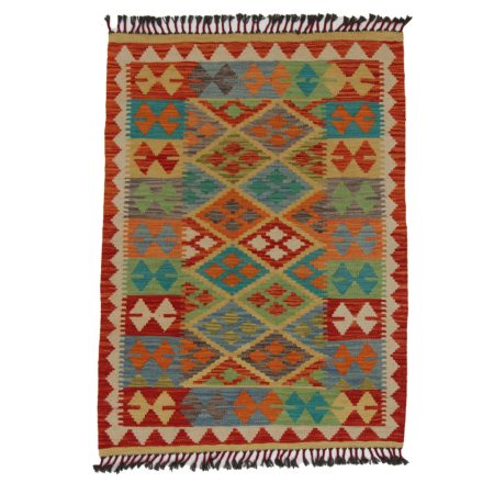 Kelim teppich Afghan Chobi 120x88 handgewebter ethnischer Kelim