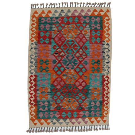 Kelim teppich Afghan Chobi 150x105 handgewebter ethnischer Kelim