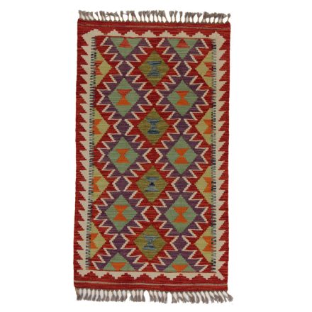 Kelim teppich Afghan Chobi 132x76 handgewebter ethnischer Kelim