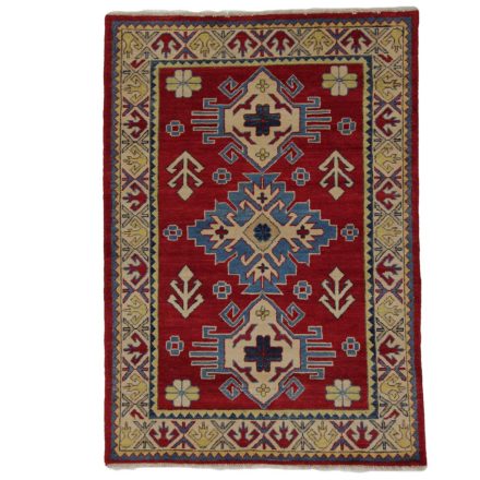 Kazak Teppich 101x143 Handgeknüpfter Orientteppich