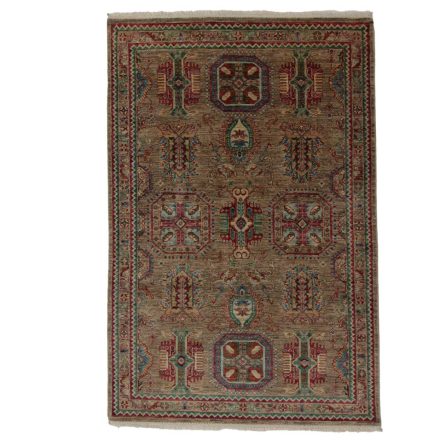 Kazak Teppich 126x190 Handgeknüpfter Orientteppich