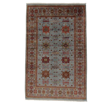 Kazak Teppich 123x192 Handgeknüpfter Orientteppich