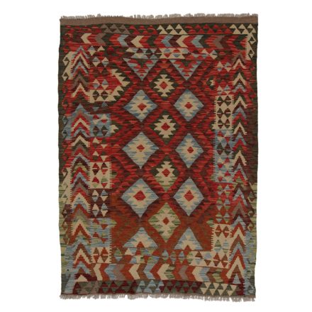 Kelim teppich Afghan Chobi 188x134 handgewebter ethnischer Kelim