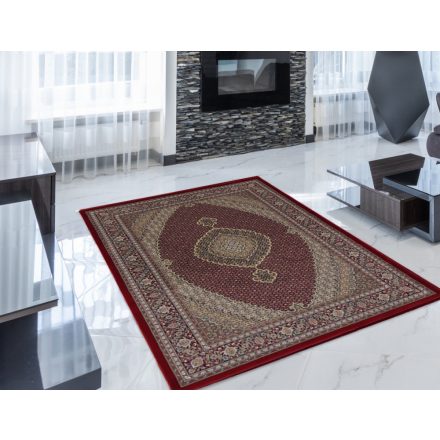 Perserteppich burgund Mahi 140x200 hochwertiger teppich für Wohnzimmer oder Schlafzimmer