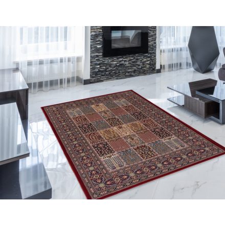 Perserteppich burgund Kheshti 140x200 exklusiver Acryl teppich