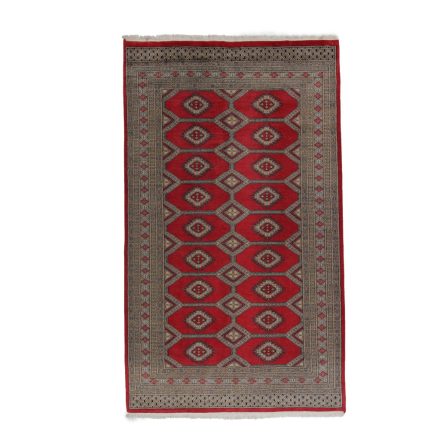 Teppich Pakistan rot Jaldar 153x232 handgeknüpfter Orientteppich